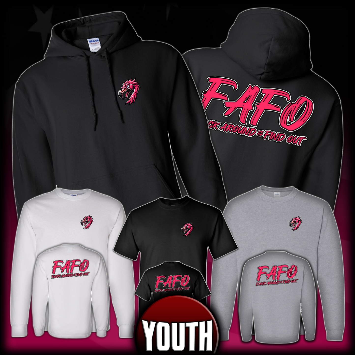 FIGHTING FLAMINGOS J (YOUTH)
